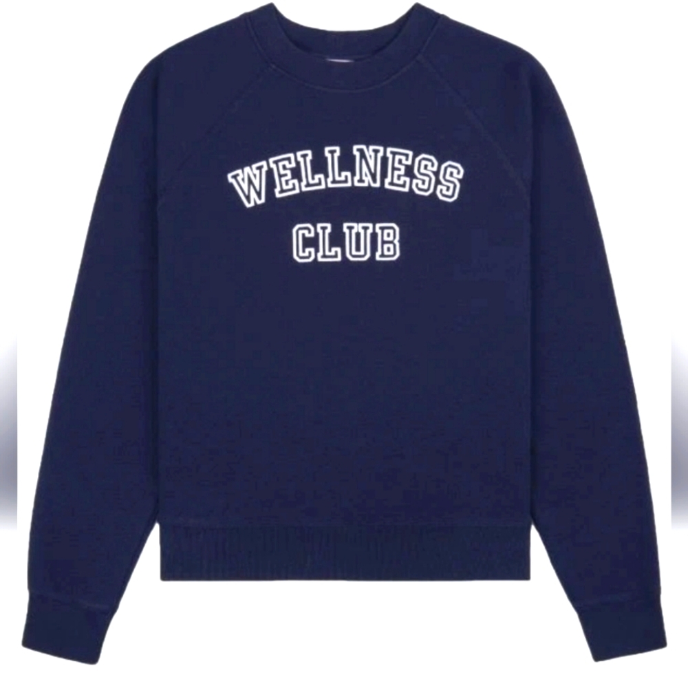 Sporty & Rich Blue Sweatshirt "Wellness Club"